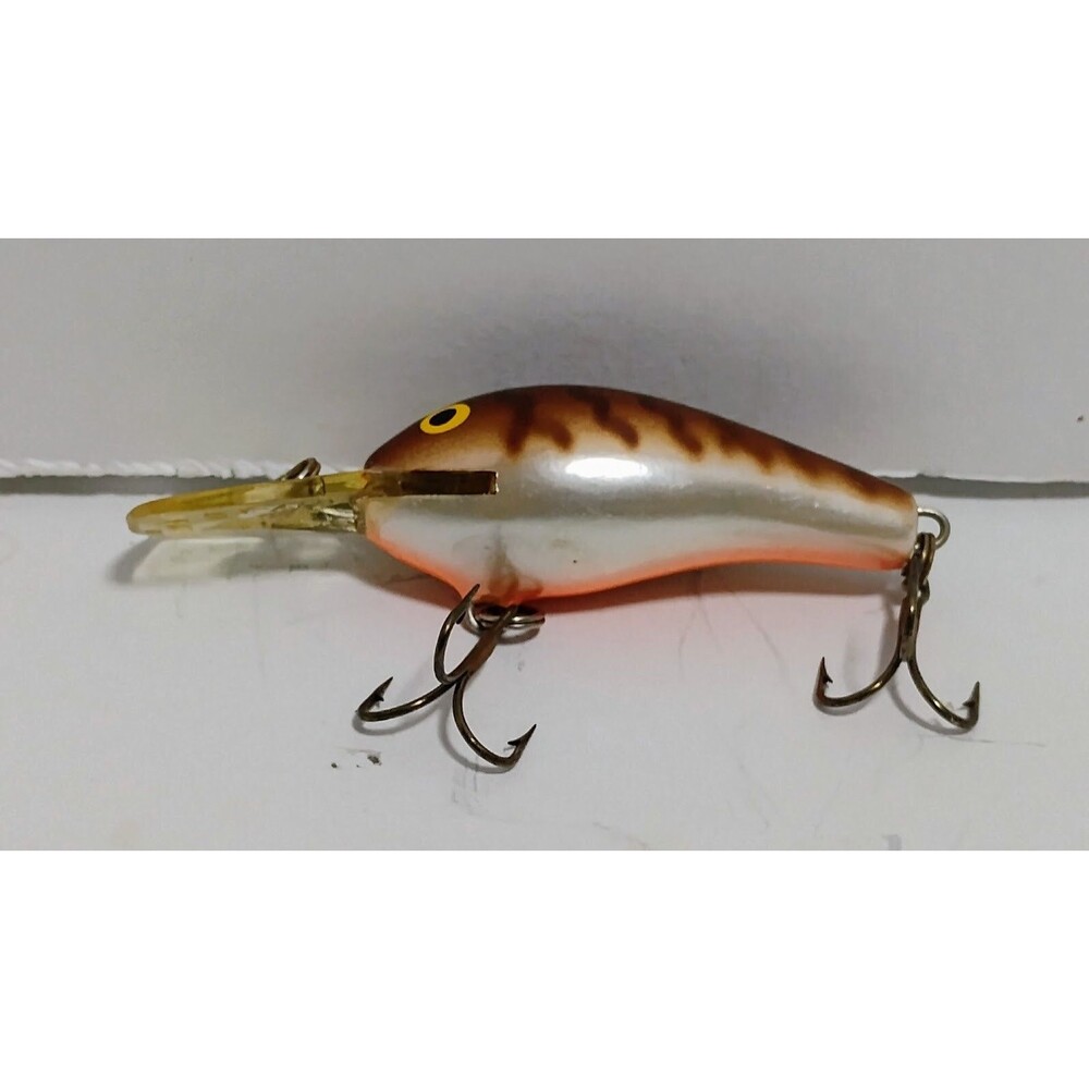 RAPALA FINLAND FAT RAP FR-5 VINTAGE BALSA WOOD CRANKBAIT FISHING LURE